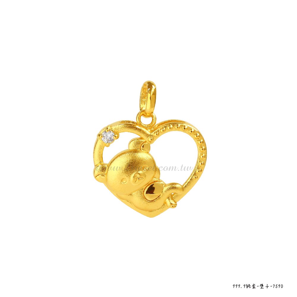 📦訂購 台灣代購 2sweet 甜蜜約定 Rilakkuma 鬆弛熊 黃金吊墜頸鏈