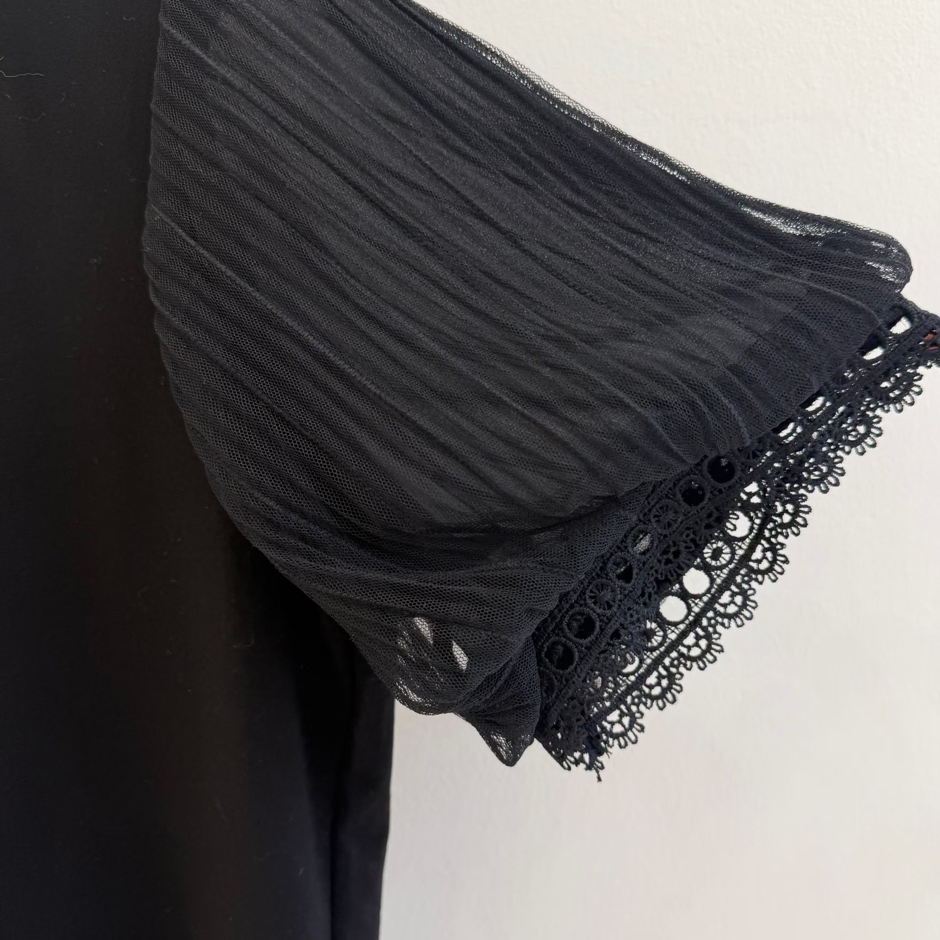 CT26 清新甜美蝴蝶珍珠領上衣 