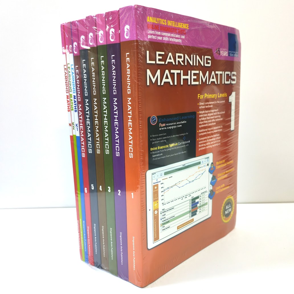 新加坡教材 SAP Learning Math N-6 全9冊 B094