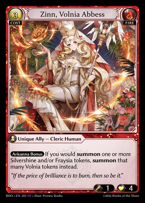 Zinn, Volnia Abbess / RDO-205 (SR)