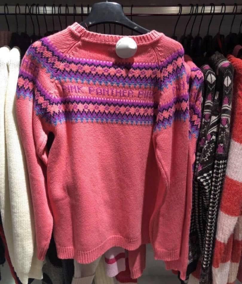 Pinko x粉紅豹冷衫