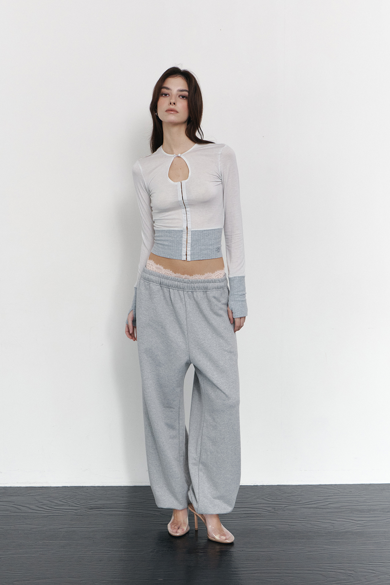pleaseNOFOLLOW - Ollie Hooked Cardigan (Pale Blue)