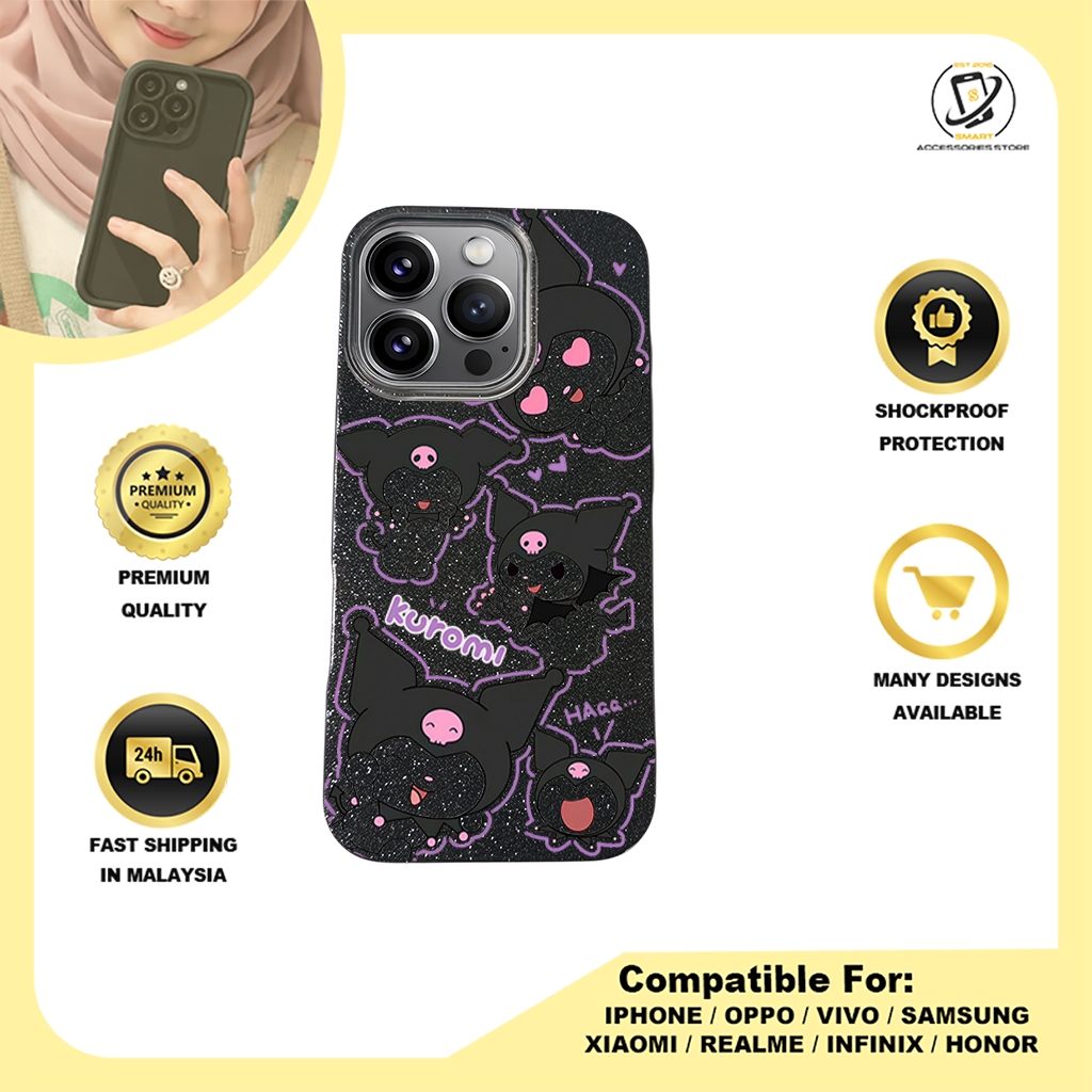 BLING CASE PHONE FOR IPHONE - DESIGN KUROMI F