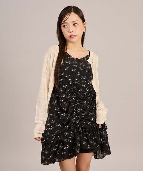 Lace抽繩吊帶外搭【JOT003】