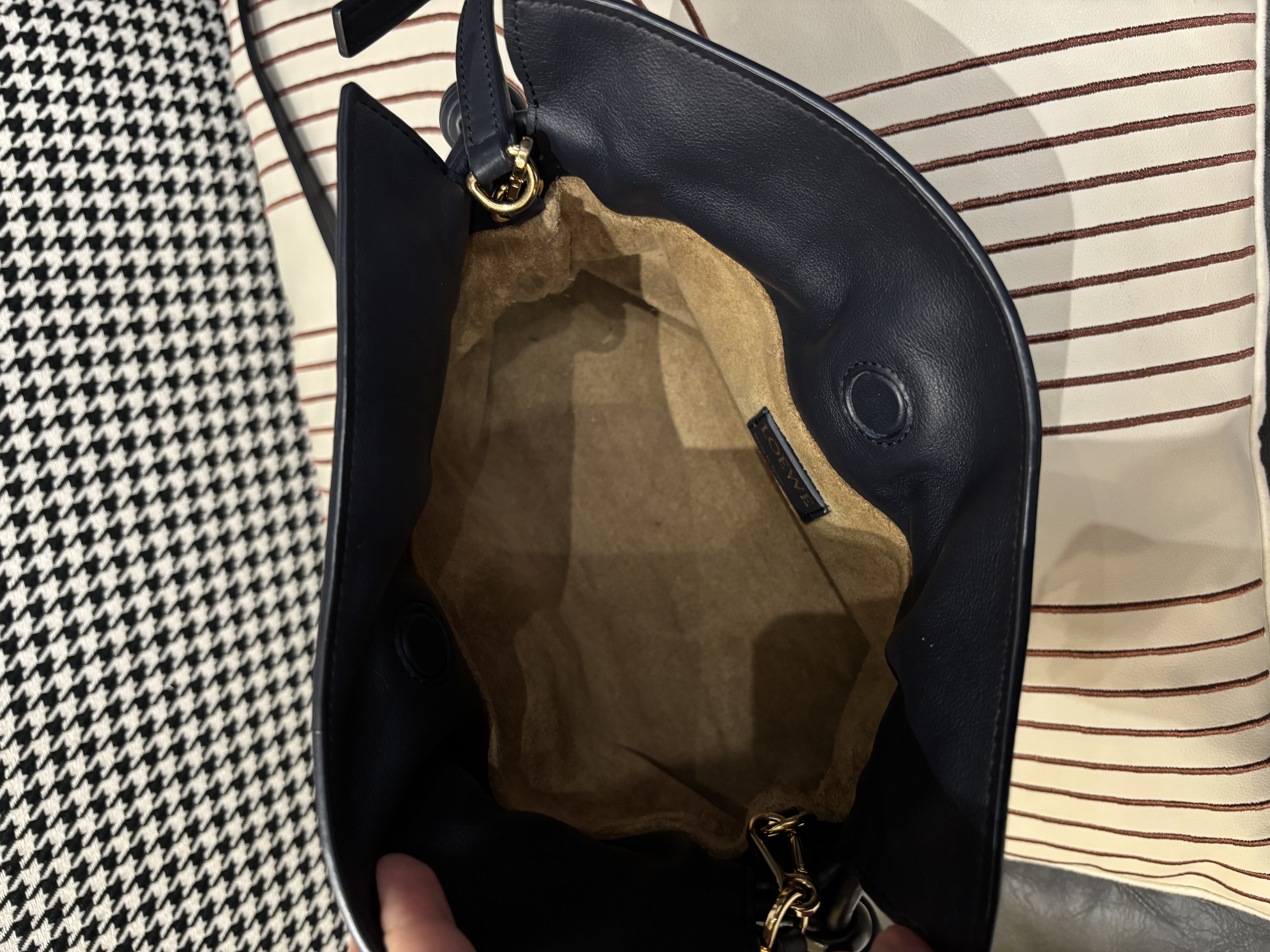 Loewe flamenco clutch 
