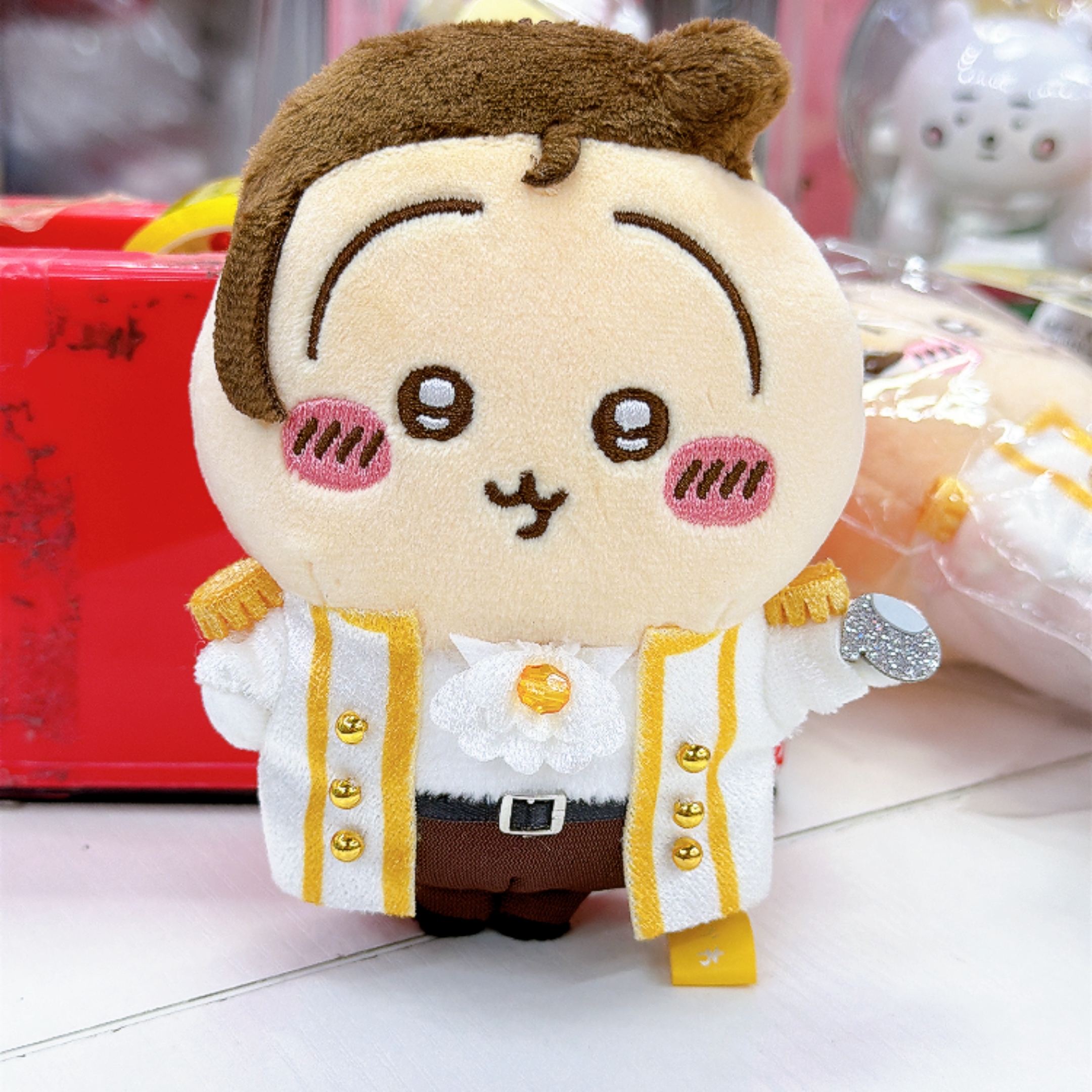 日本直送chiikawa兔兔扮王子 公仔掛飾