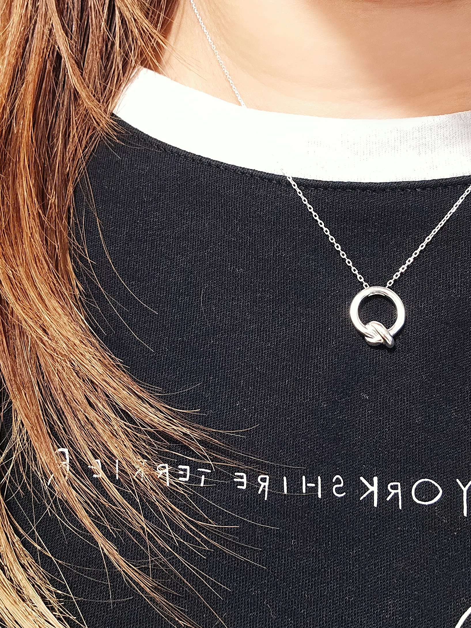 S925 - EN0110 Ring Necklace