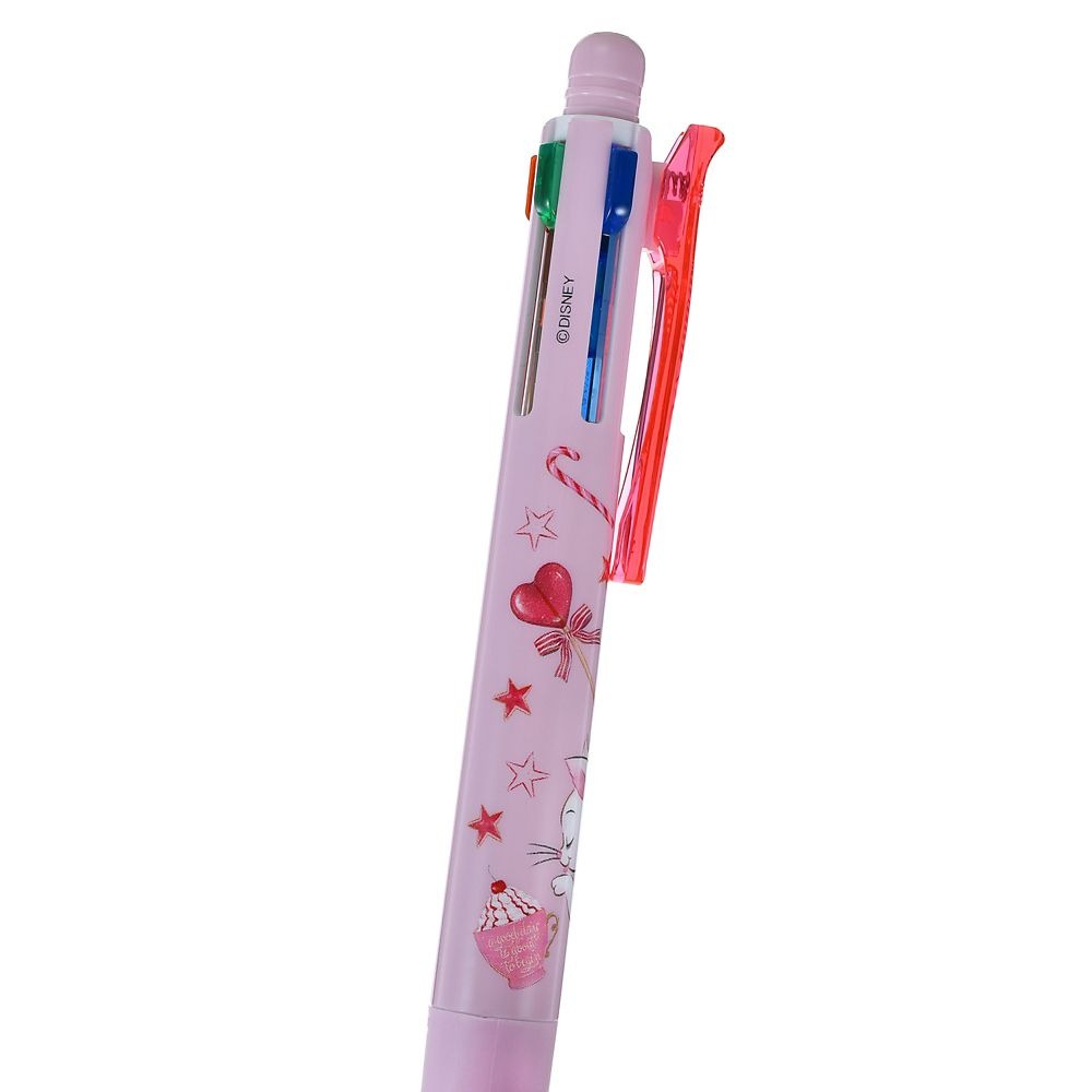 現貨｜【日本 Disney Store 限定】Marie 瑪麗貓 富貴貓 日本製 Zebra SARASA multi 4+1 多功能5用筆 4色啫喱筆+鉛芯筆 214064