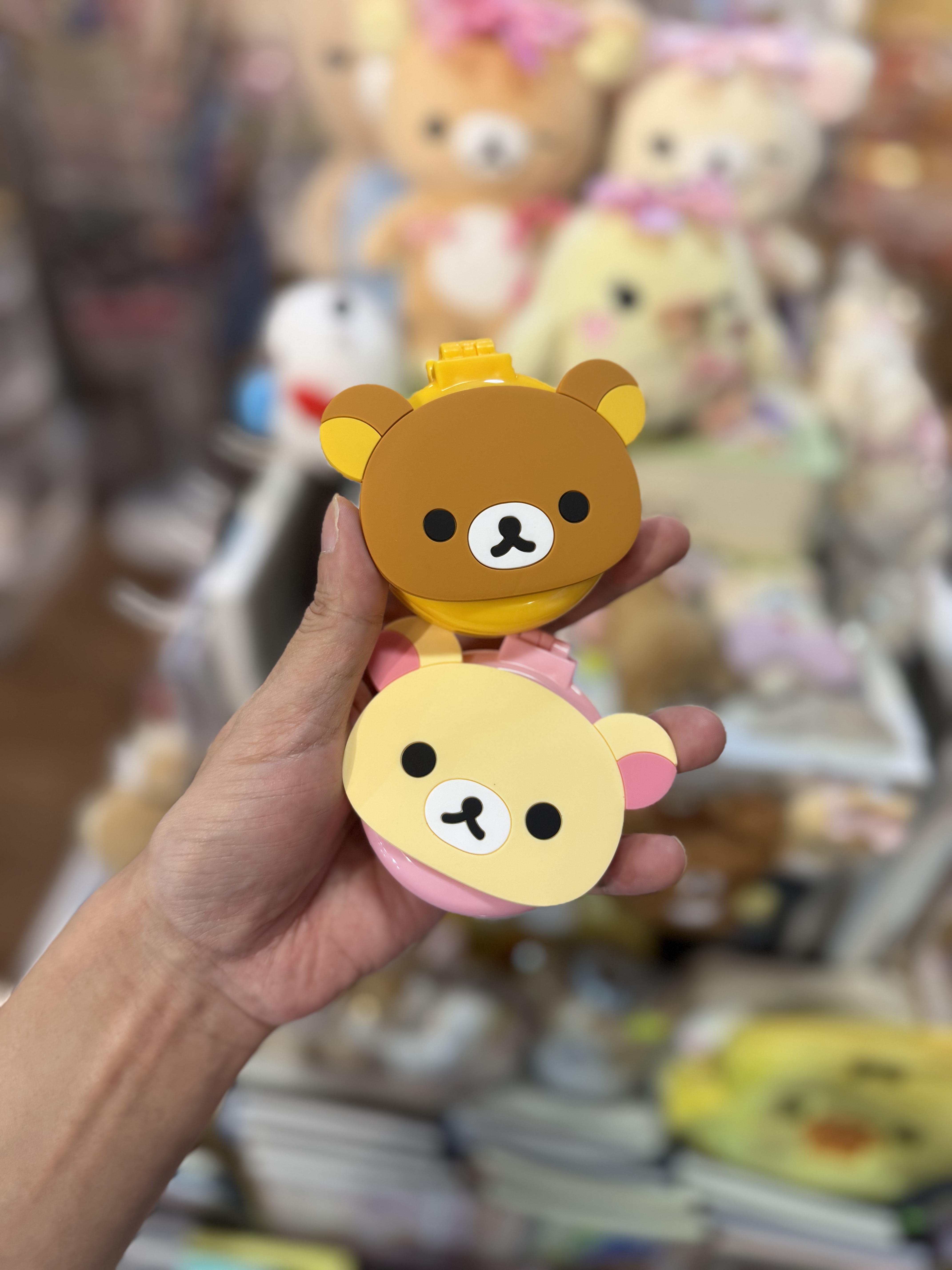 《現貨》全新rilakkuma輕便梳連鏡