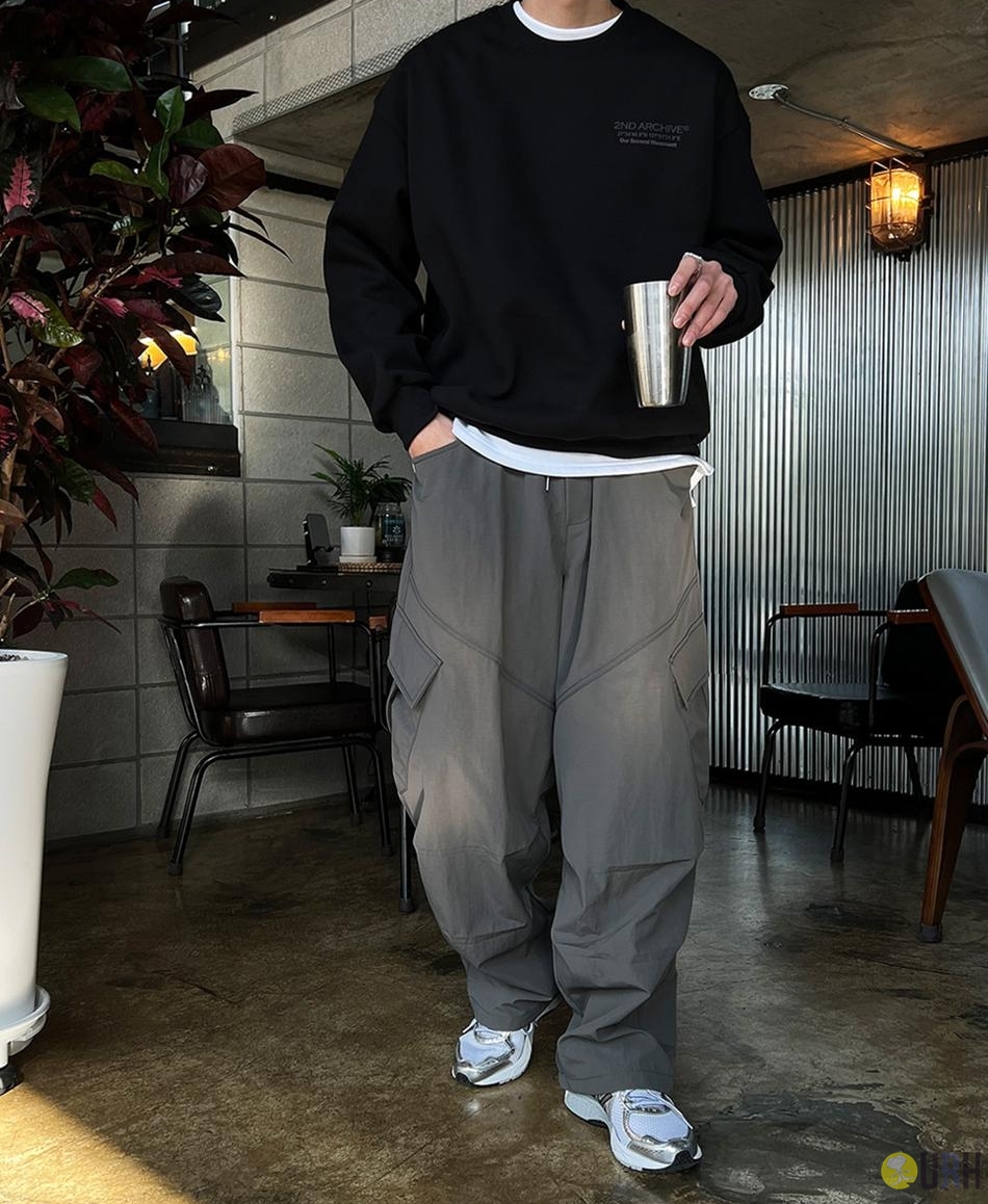 【100%保證韓國直送】2ND ARCHIVE 歐若拉反光印花立體刺繡雙層重磅衛衣 [3 color] RG165837