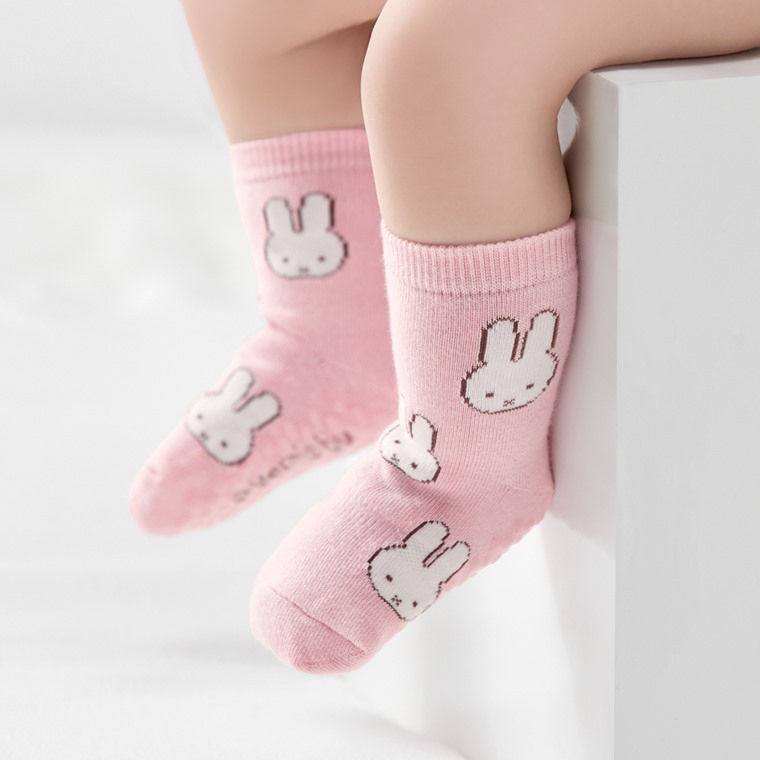 部分現貨💚代購 台灣直送💚正版授權Miffy and Friends提花中筒襪三件套