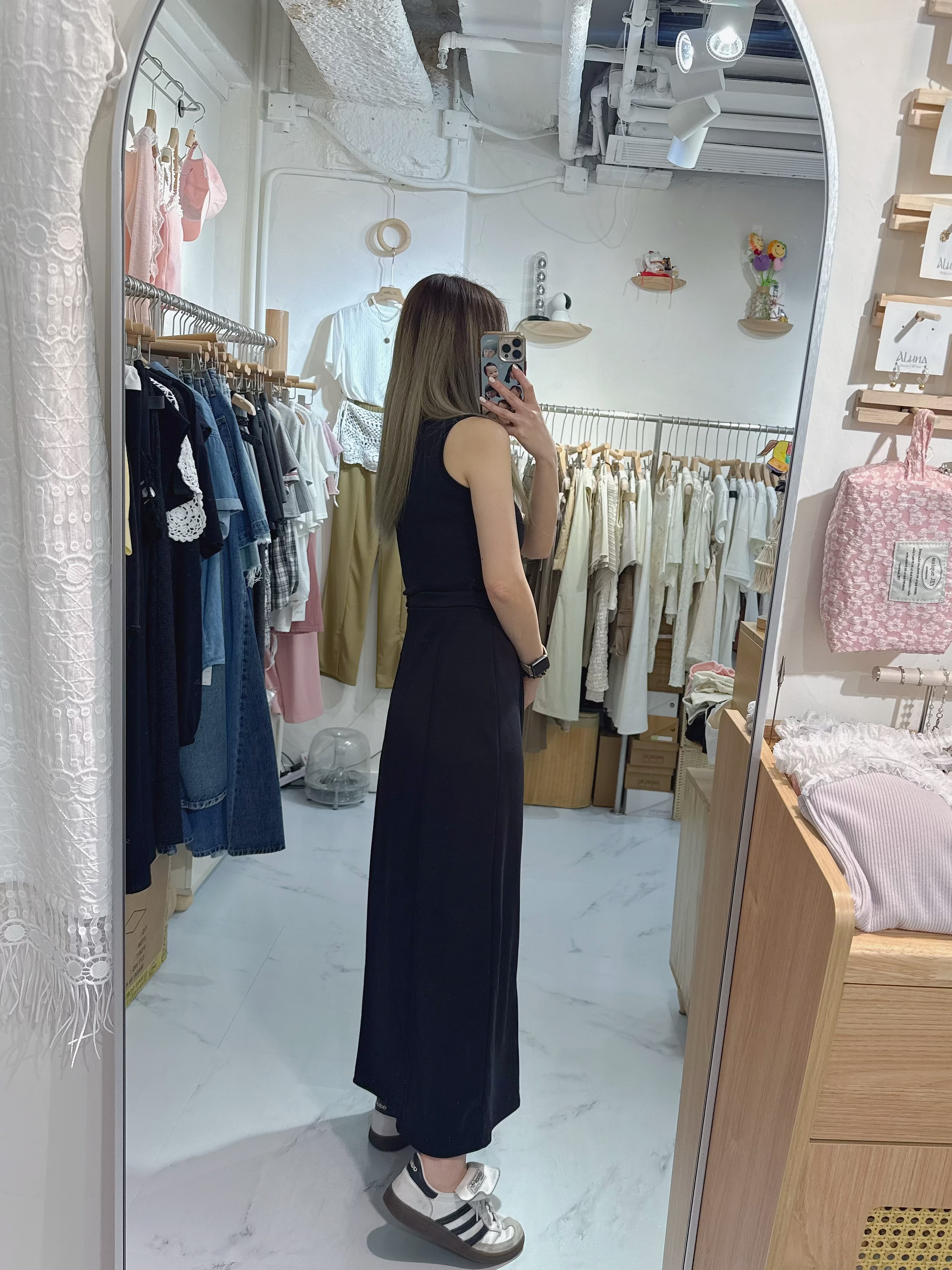 vest + skirt set