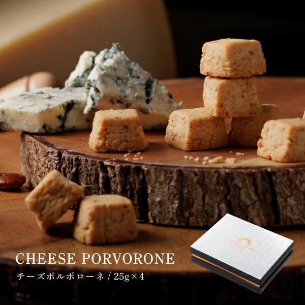 CHEESE CAVERY 熟成起司方塊餅乾 (一盒4袋) - 04260145