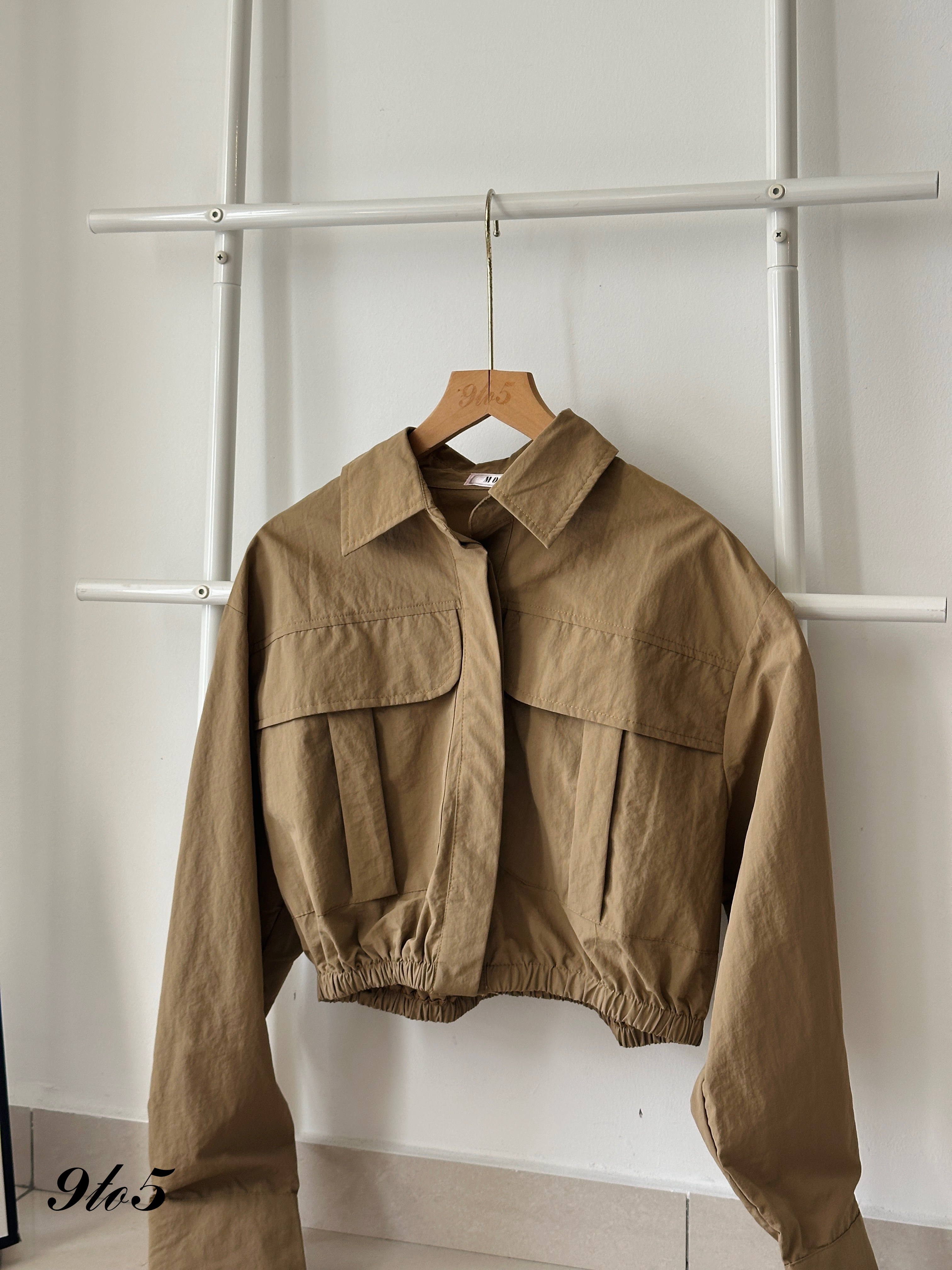 T3958 Long Sleeve Crop Top - 3 Colors