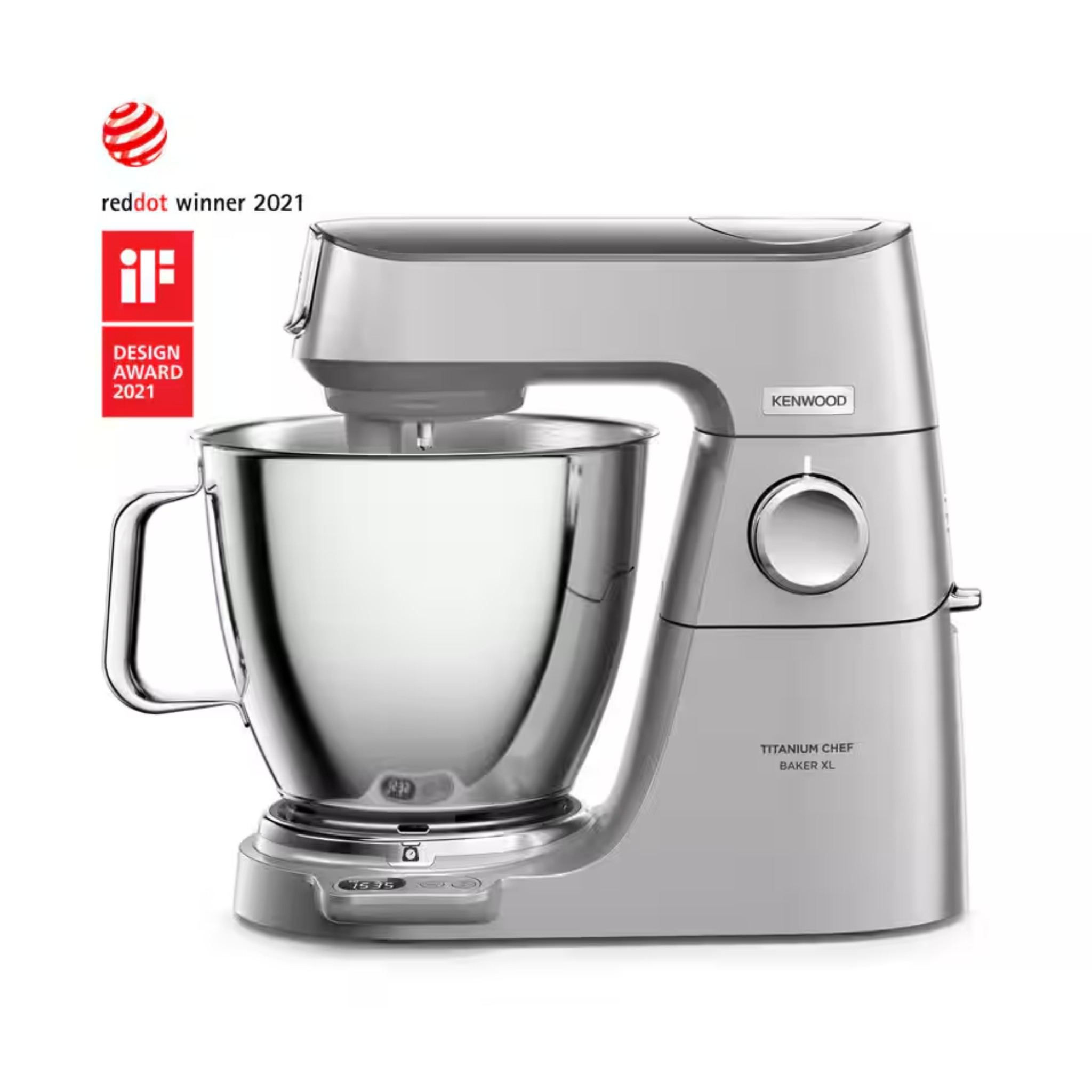 Kenwood 7L/5L 1200W Titanium Chef Baker XL Stand Mixer (KVL85.004SI)