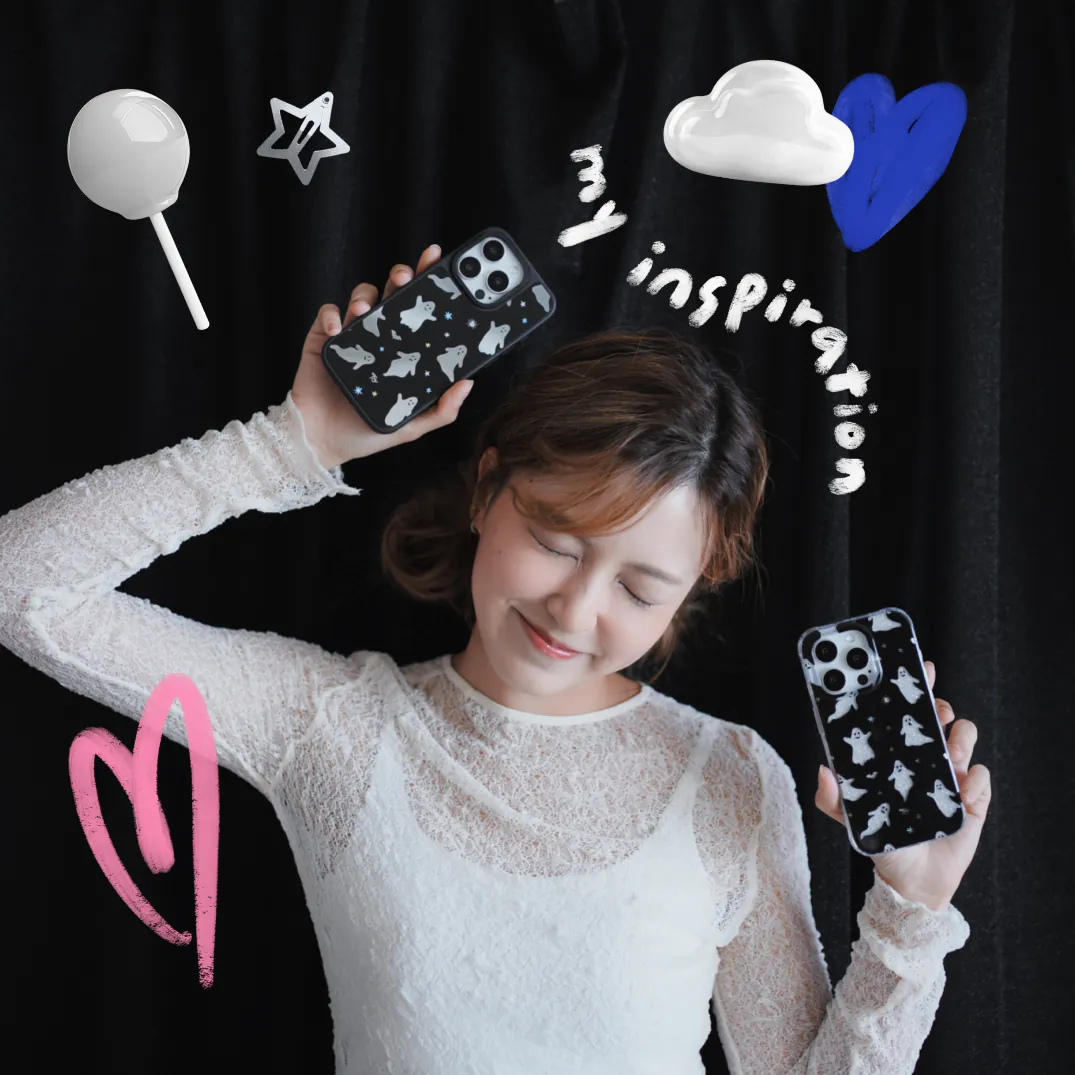 【Peek-a-Boo! VOL.2】黑框鏡面MagSafe iPhone Case