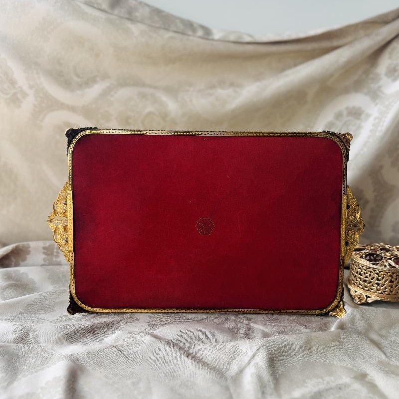 Vintage c.a. 1940-50s Made in England Regent of London Mirror Tray Vanity Tray- 20 x 30cm (MT2496)