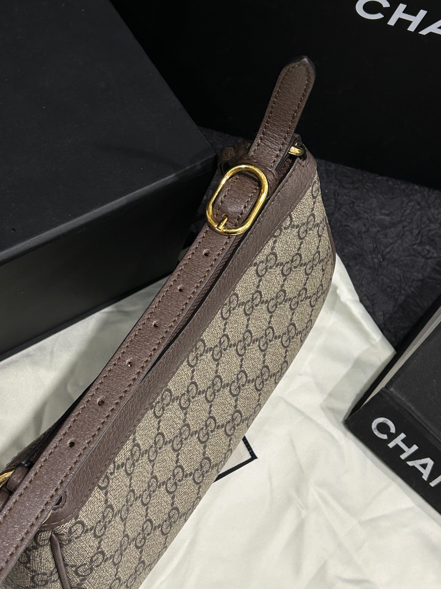 【預訂貨品】Gucci 老花Ophidia腋下包