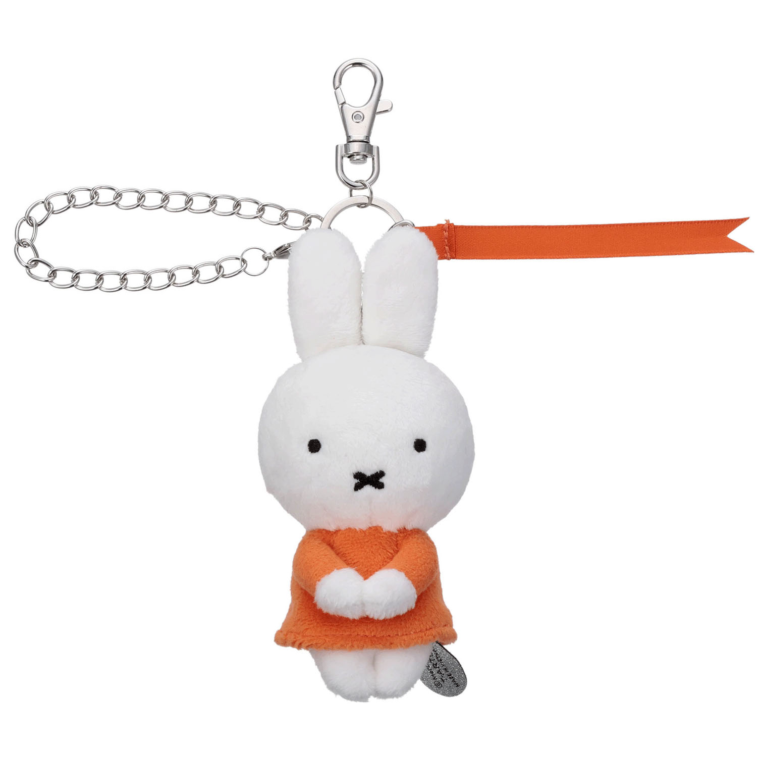 Miffy - 公仔掛飾 (橙色裙子坐姿款)