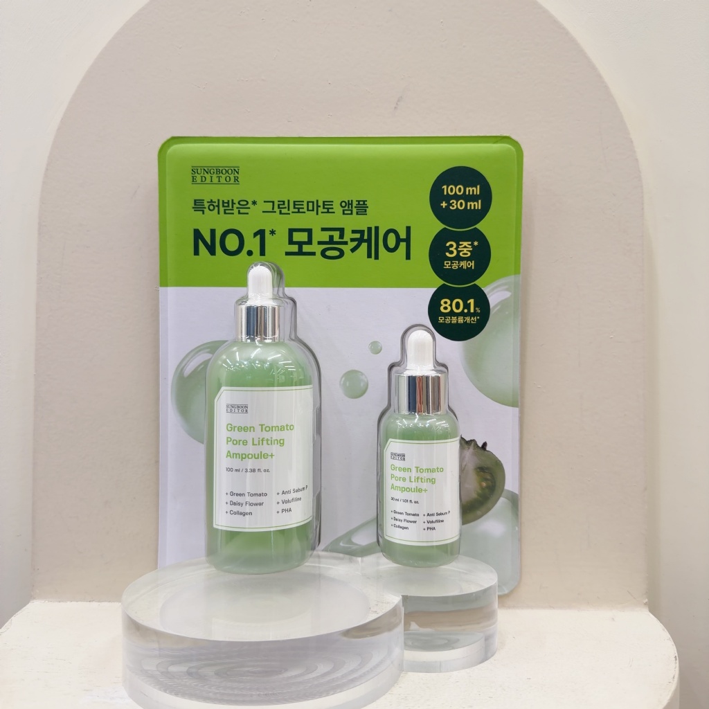   【預訂】韓國直送 Sungboon Editor綠蕃茄毛孔精華100ml+30ml