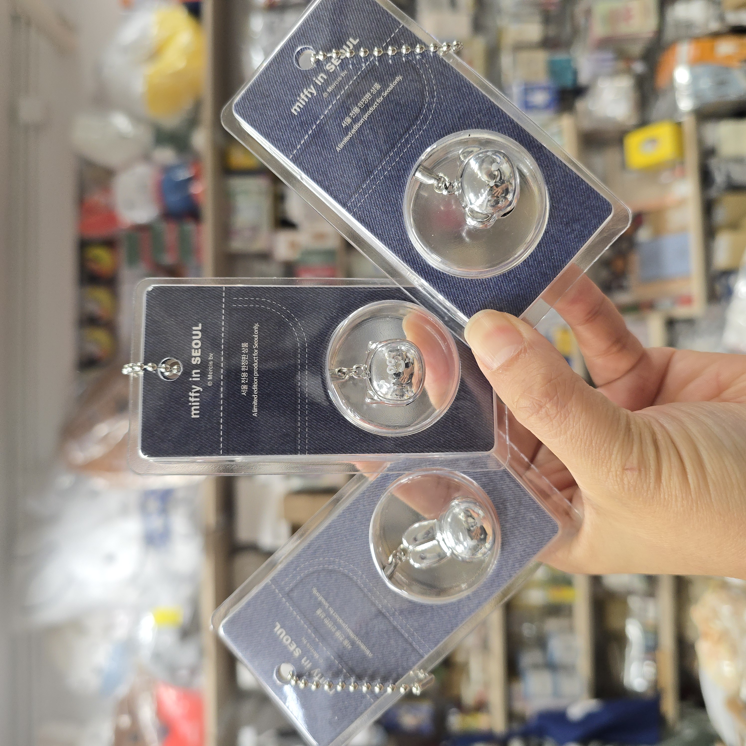 miffy 韓國首爾限定 鈴鐺 銀色