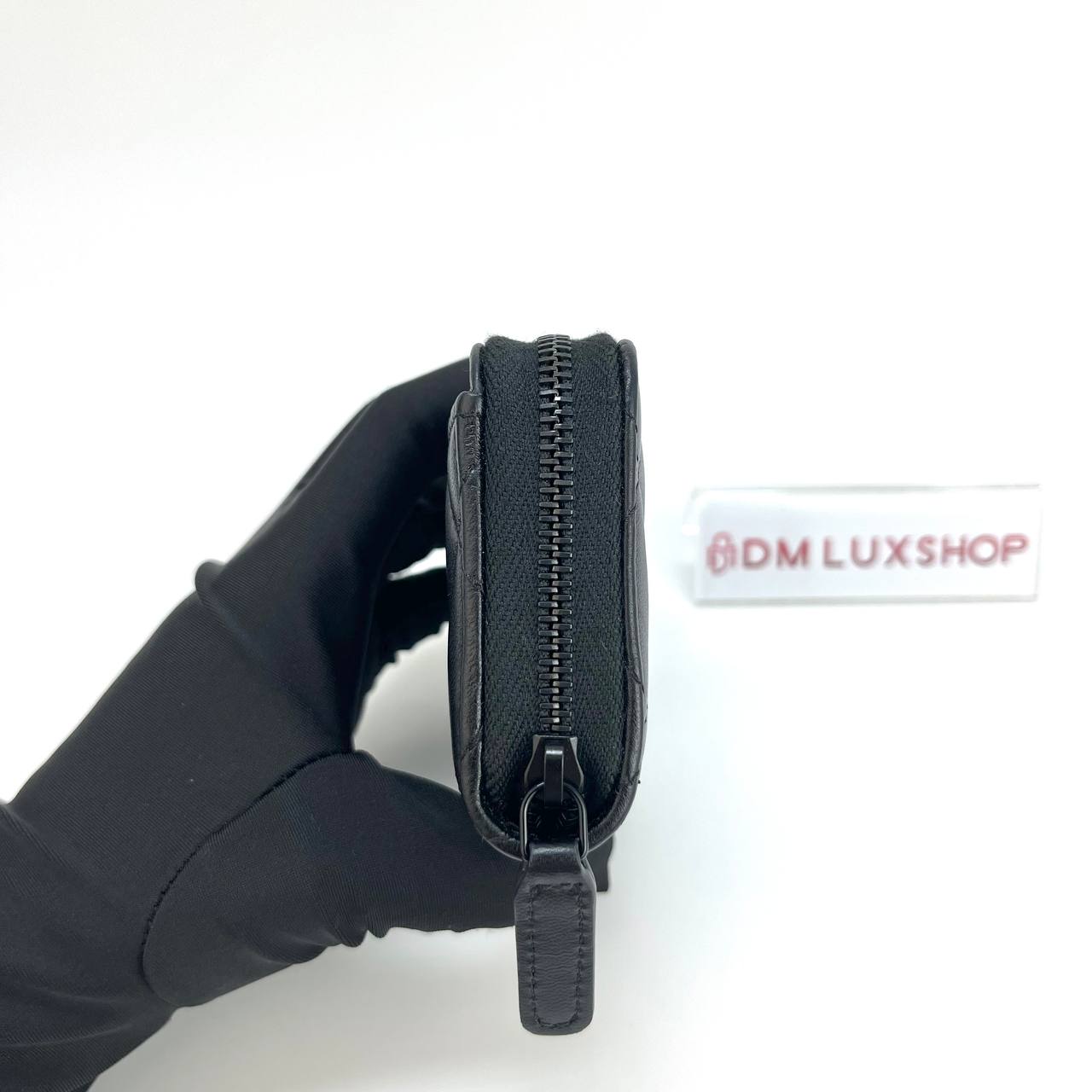 Chanel Classic So Black Zip Coin Purse (Microchip)