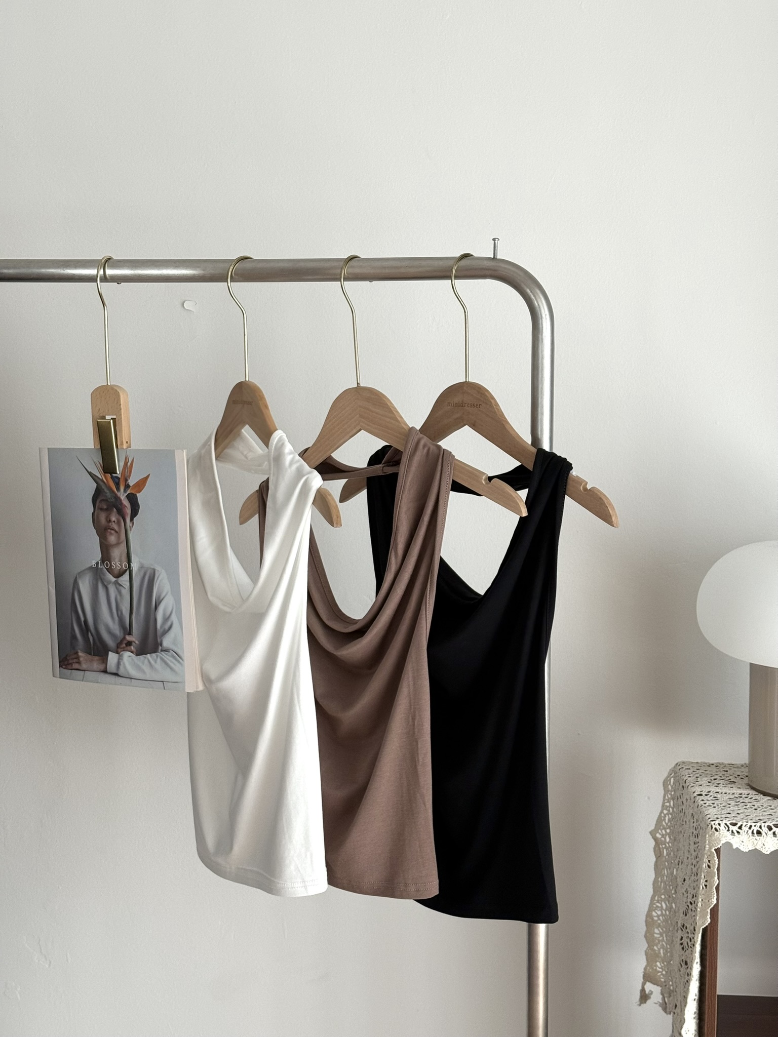 Millie Halter Top | White