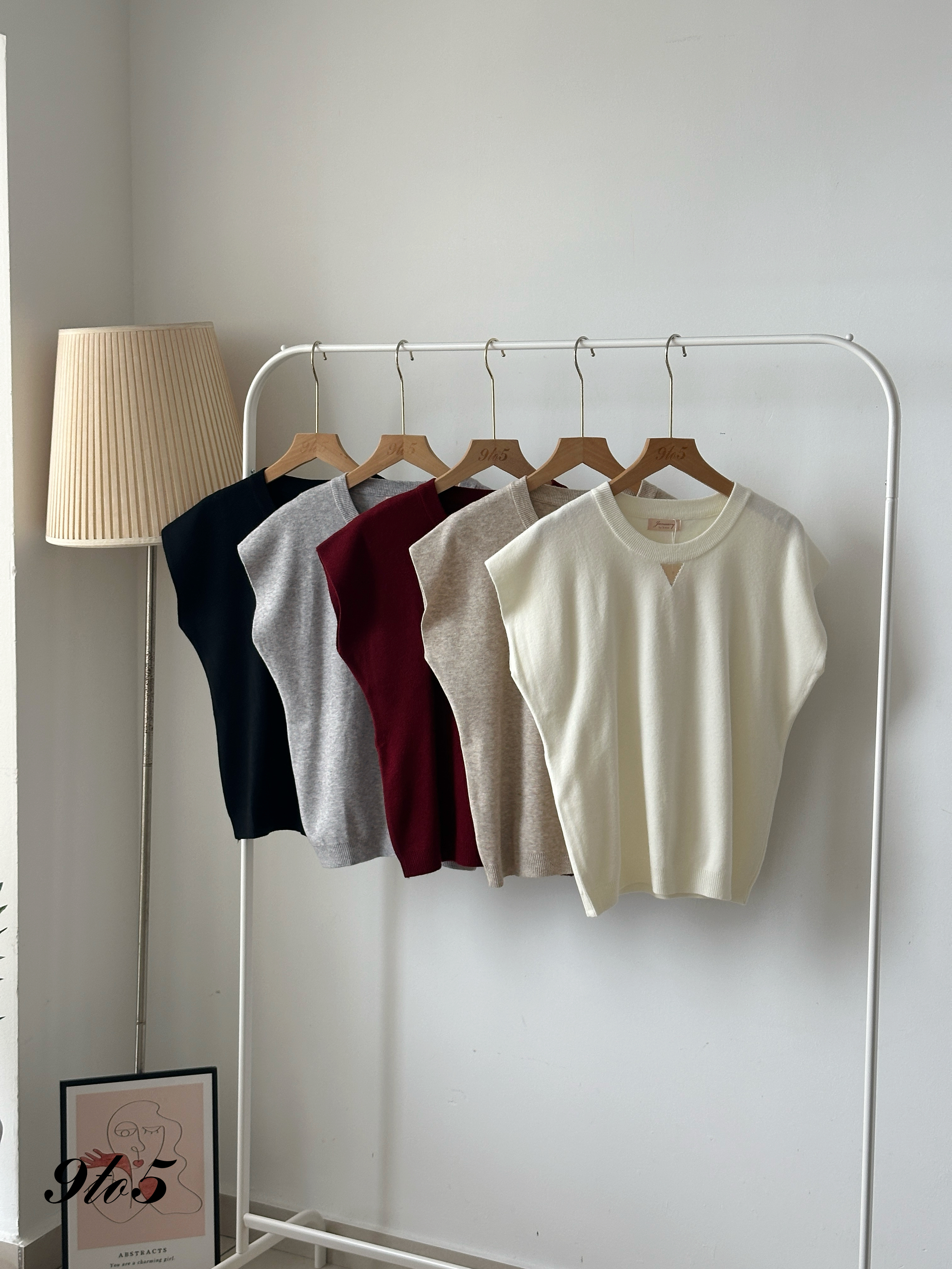 T4128 Cape Sleeve Knit Top - 5 Colors 