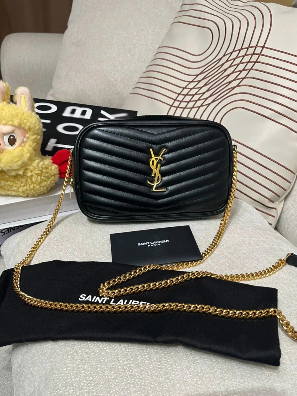 Ysl Mini Lou Camera calfskin bag 10%Authentic,99%new ✅ certificate✅dust bag