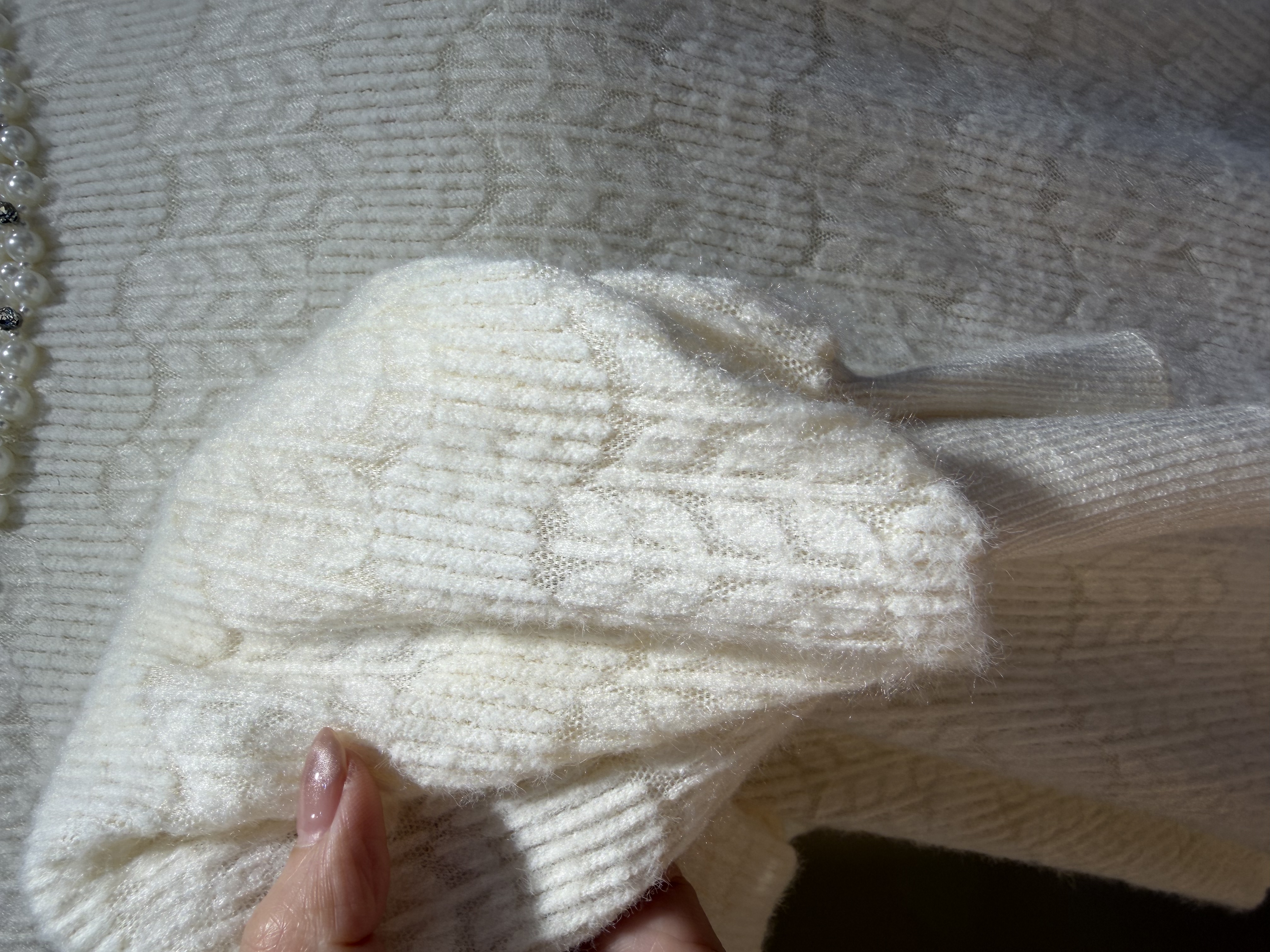 💥大特價💥優雅珍珠領針織衫