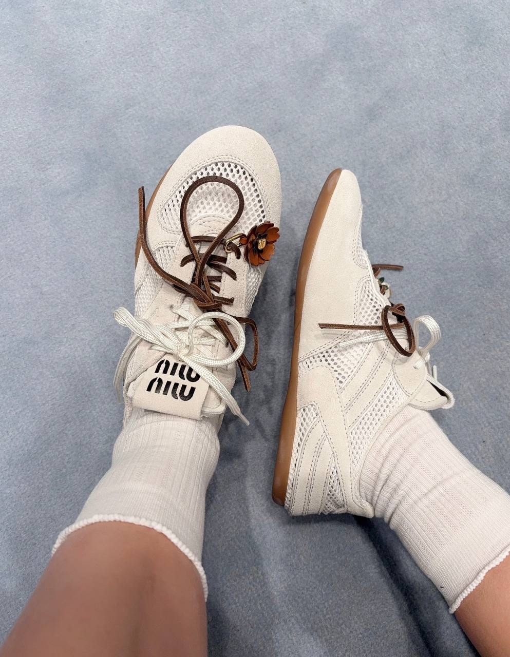 限時優惠✨新色🆕訂貨📮MIUMIU Gymnasium Sneaker(不連鞋掛飾) Size 35/36-37/38/39