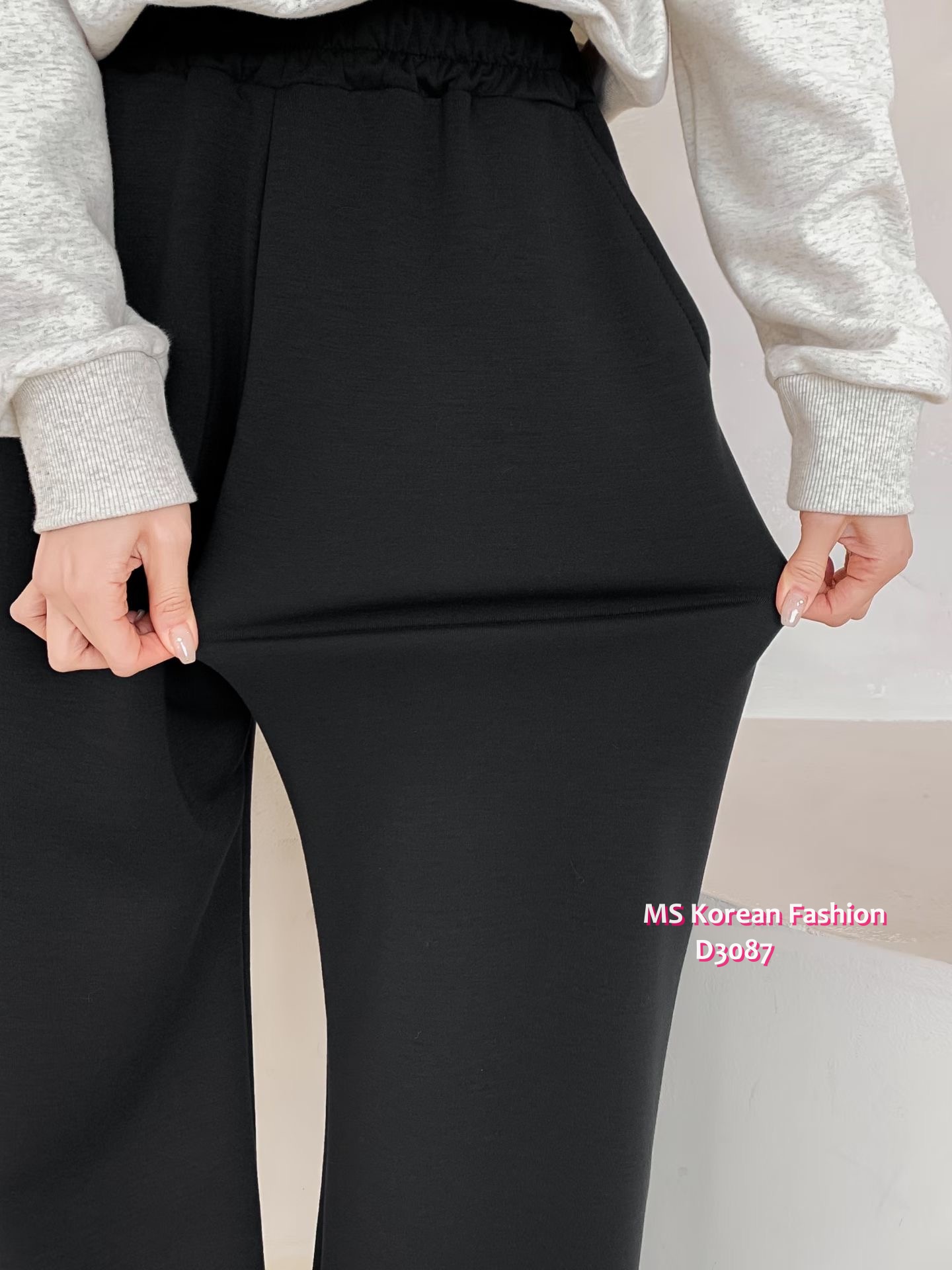 D3087 韓國🇰🇷靚色闊筒休閒褲