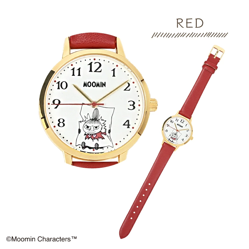 【日本直送】Moomin 姆明休閒皮手錶🕰️✨ 文青、返工日常百搭之選