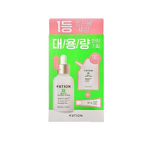 韓國東亞製藥 FATION Nosca9 Trouble Serum 專利肝素淨痘鎮靜精華 Olive young 限定套裝 