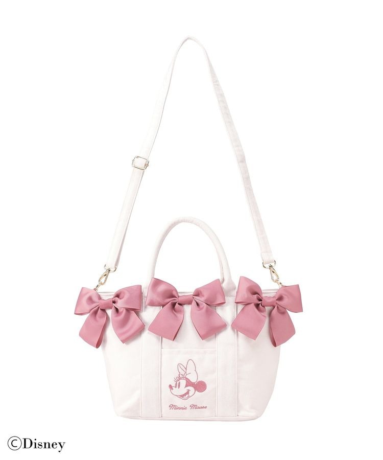 🎀【預訂】Maison de FLEUR x Minnie Ribbon 2-Way Tote Bag