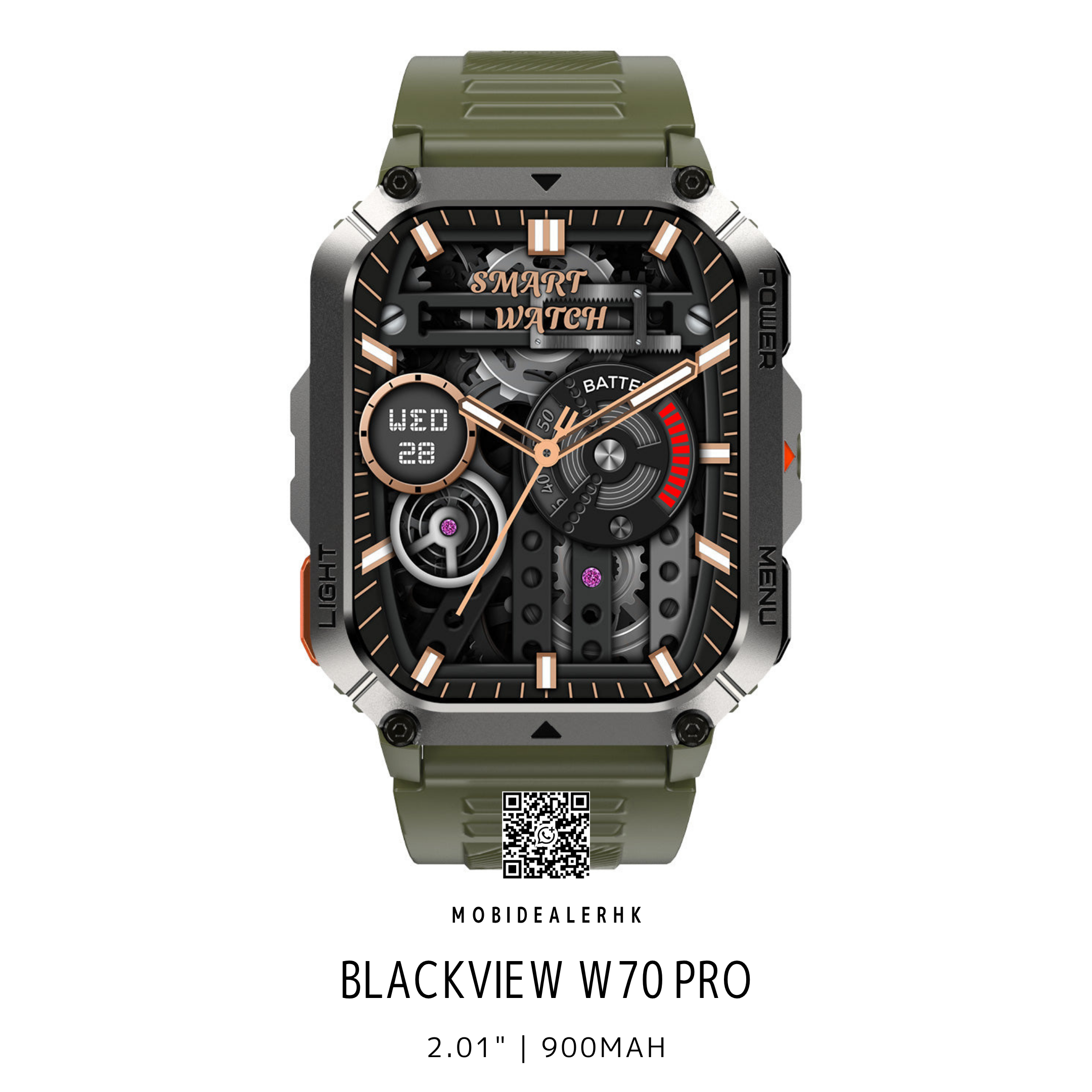 Blackview W70 Pro 三防智能手錶 | Blackview W70 Pro Rugged Smartwatch 