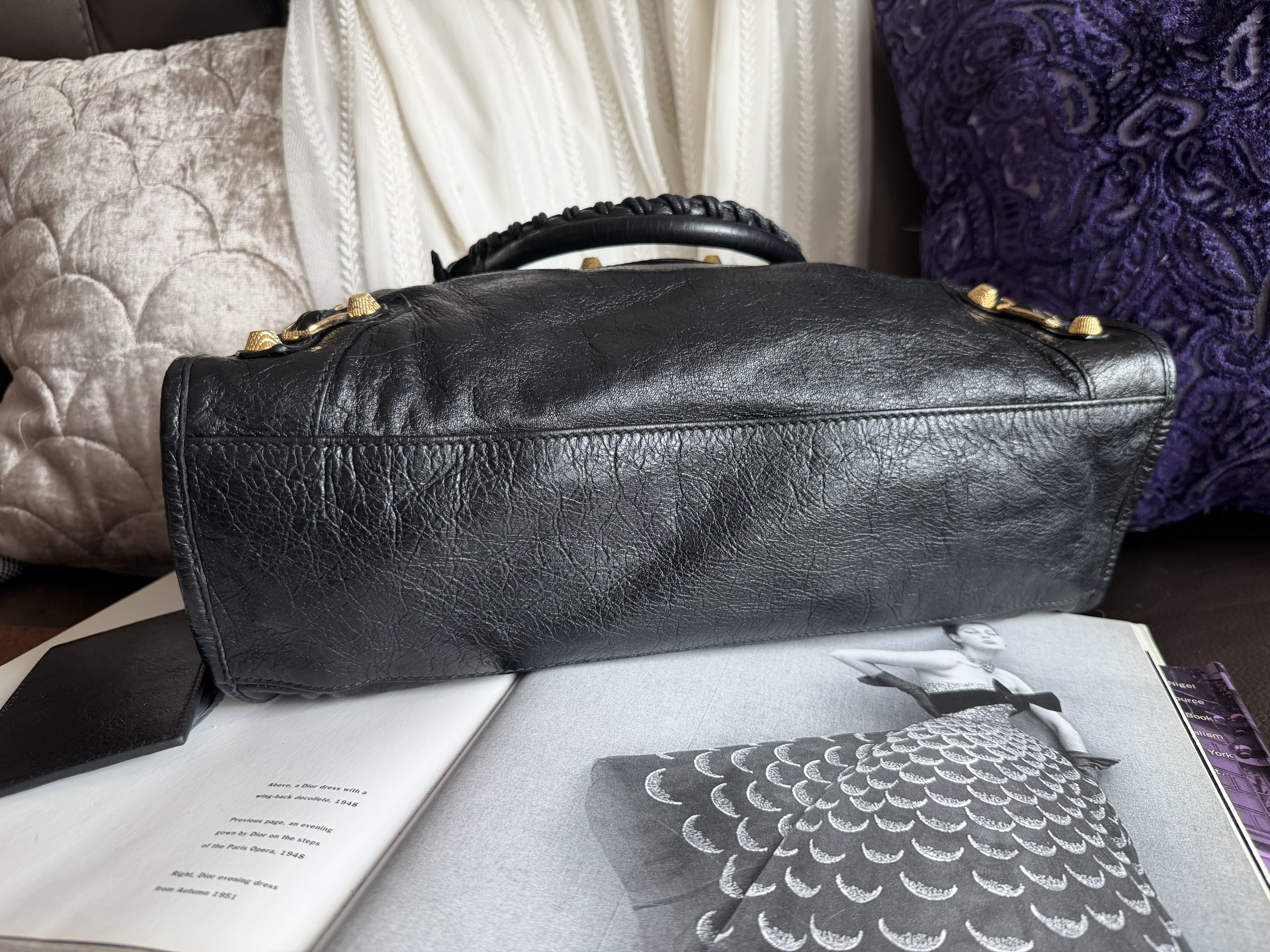 Balenciaga giant 12 gold black classic city 