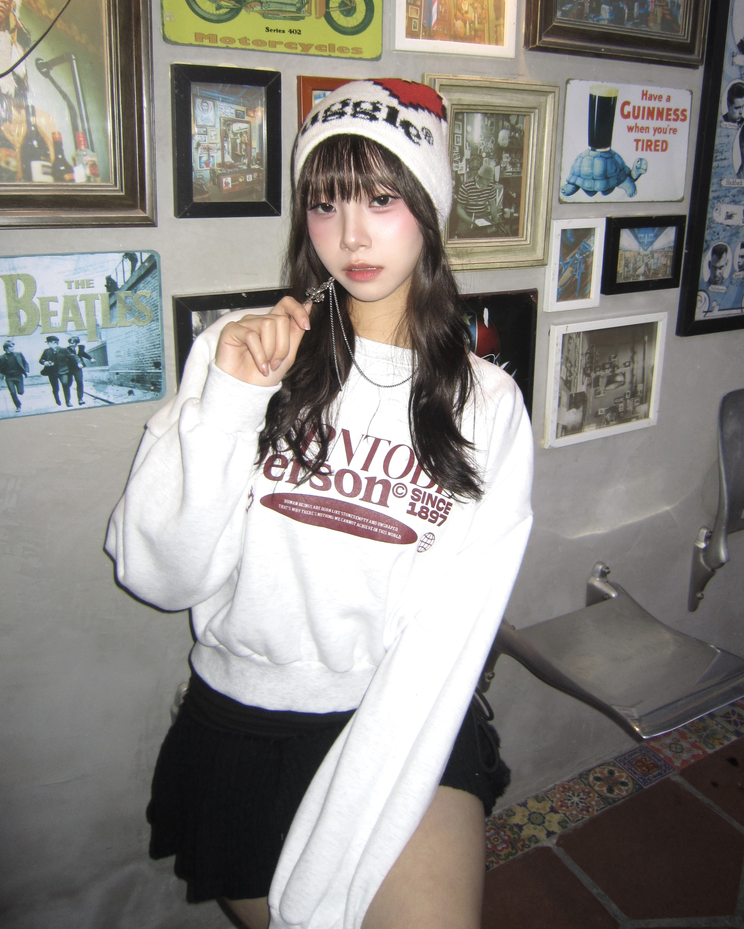 已售罄❌韓國BORNTOBE 1897短款Hoodie 