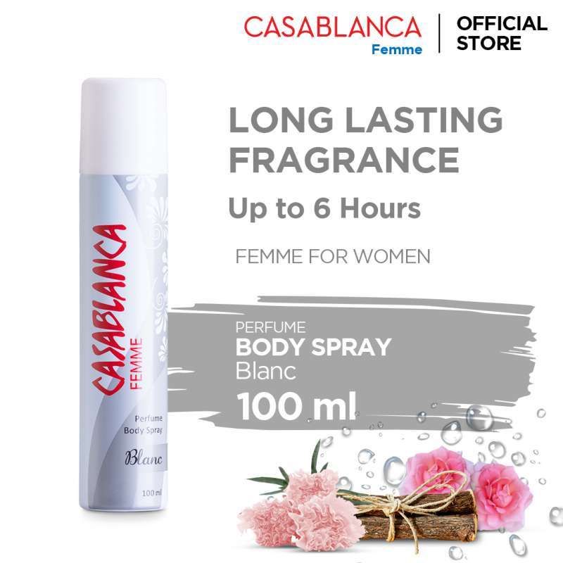 Casablanca Femme Blanc White Body Spray - 100ml / 200ml
