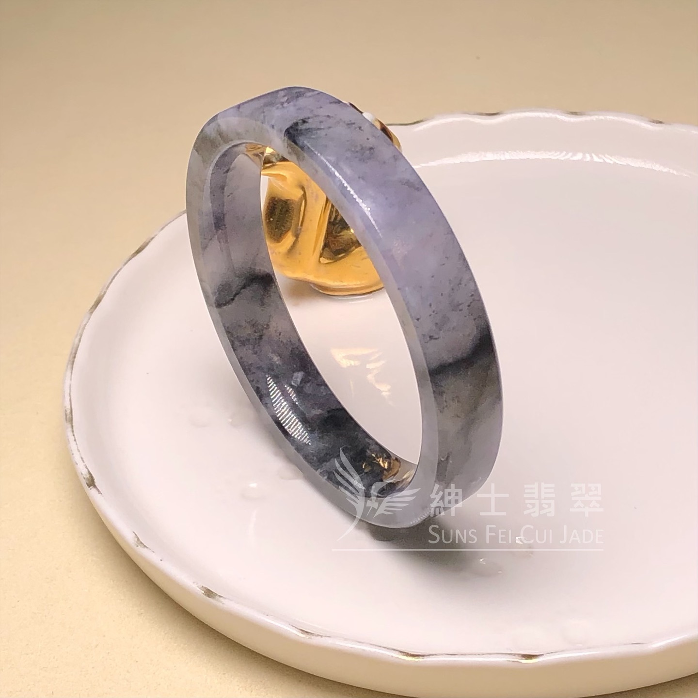 山水烏雞方鐲51.1mm