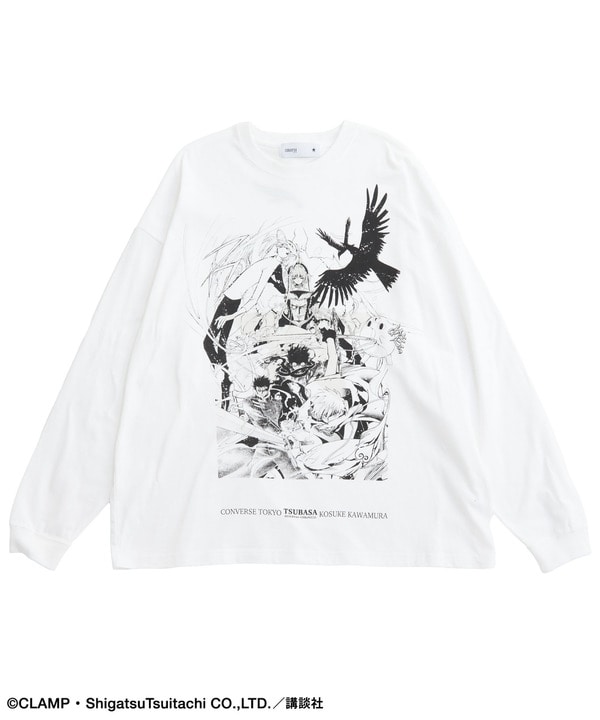 《Pre-Order》Graphic Longsleeve Tee｜Clamp X Converse 第二彈 (26C15-P）