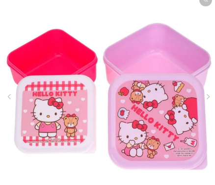 Hello Kitty 多用途膠盒 (2個裝)