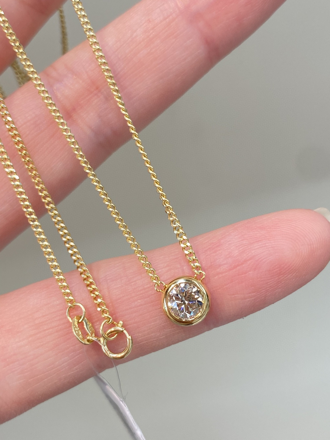 18K Diamond Necklace 