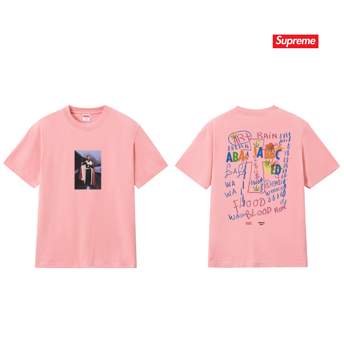 Supreme x Martine Rose Lee Scratch Perry Tee