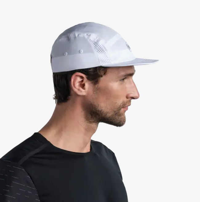BUFF 5 PANEL GO CAP 運動帽 - Solid White