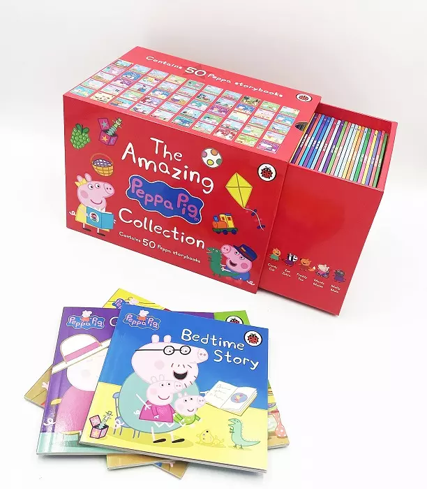 [最新第3輯] Peppa Pig The Amazing Peppa Pig Collection 小豬佩奇故事書｜50 books｜Red Box 紅盒
