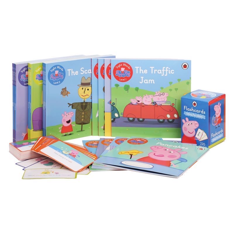 Sight Words with Peppa 跟著佩奇學習高頻詞 故事系列（送單詞卡）（20冊）（適合0-6歲）