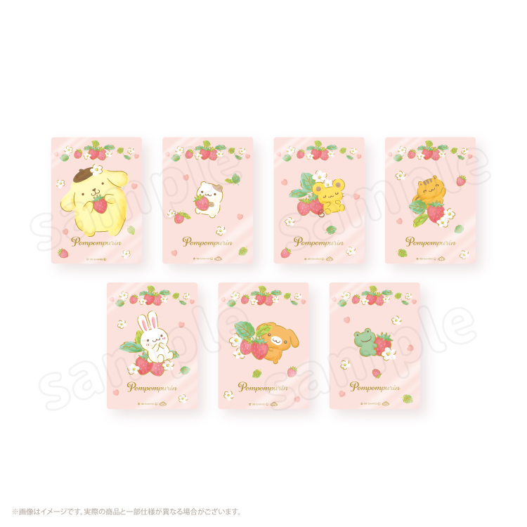 🎀【預訂】Pompompurin 草莓朋友系列盲盒卡 