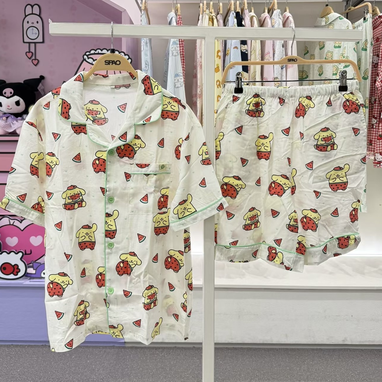 🇰🇷韓國SPAO x Sanrio短䄂睡衣套裝