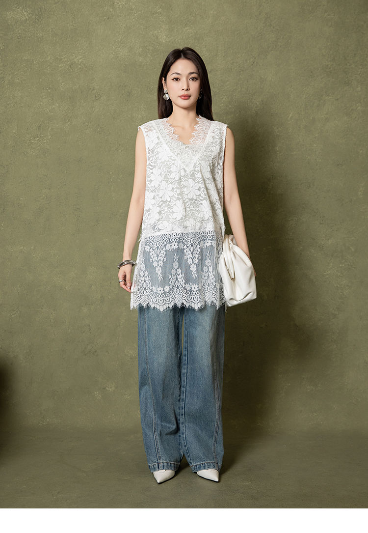 $110件。✨氣質蕾絲背心上衣✨（百搭內外兩穿｜高級感款🔥）